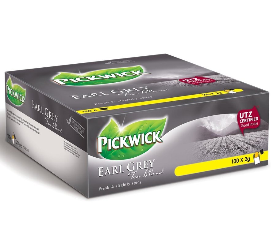 Pickwick thee - Earl Grey - pak met 100 theezakjes