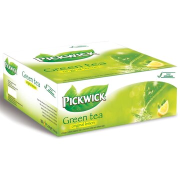 Thé Pickwick - thé vert citron - paquet de 100 sachets de thé