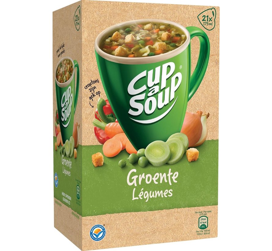 Cup-a-Soup - légumes avec croûtons - paquet de 21 sachets