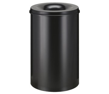 V-part - poubelle à papier ignifugée - 110 l - noir