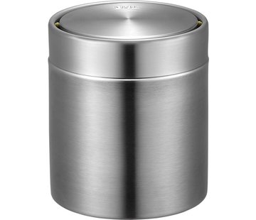 Eko - Poubelle de table - inox mat - 1,5 litres