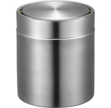 Eko - Poubelle de table - inox mat - 1,5 litres