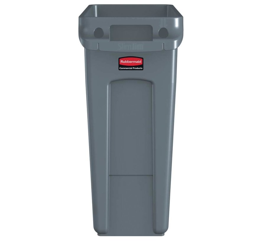 Rubbermaid - afvalcontainer Slim Jim - 60 liter - grijs