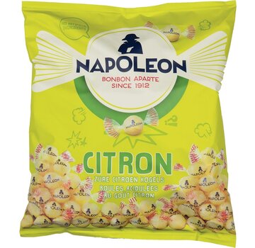 Bonbons Napoléon - citron - sac de 1 kg - emballage individuel