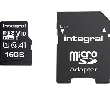 Intégral - Carte mémoire microSDHC - 16GB