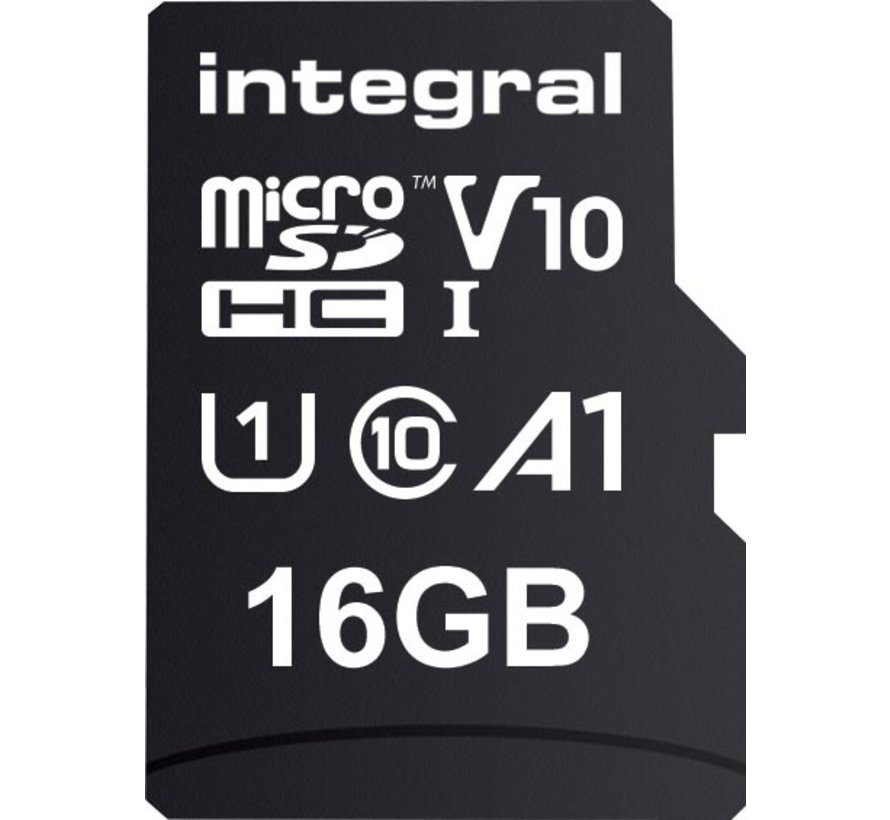 Intégral - Carte mémoire microSDHC - 16GB