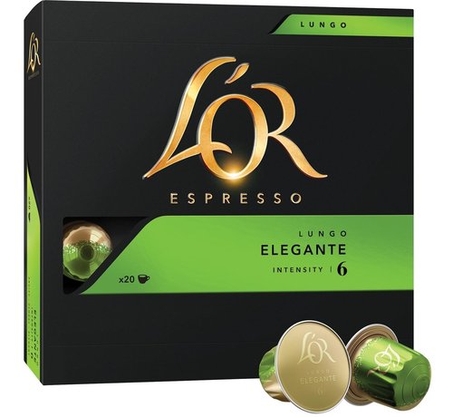 L'Or Intensité 6 - Lungo Elegante - 20 capsules