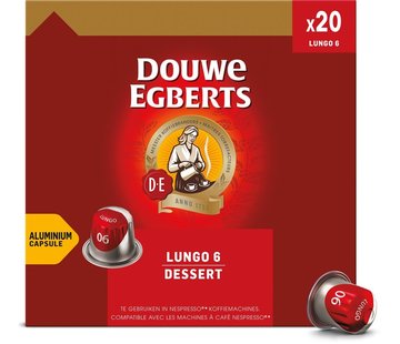 Douwe Egberts - Lungo Dessert - capsules de café - 20 pièces