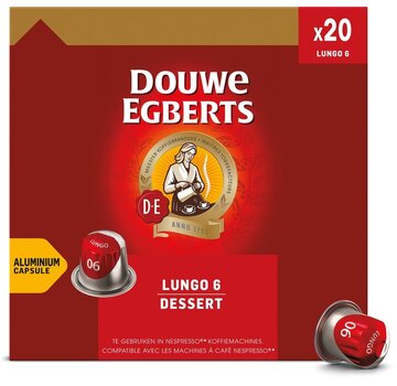 Douwe Egberts - Lungo Dessert - capsules de café - 20 pièces