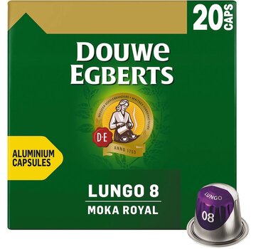 Douwe Egberts - Lungo Moka koffiecapsules - 20 stuks