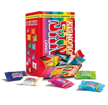 Tony's Chocolonely -  mini chocoladerepen mix  - 900g - doos met 100 stuks