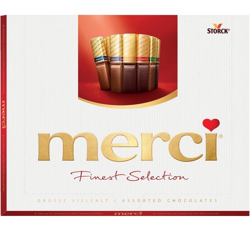 Merci Finest Selection - Mélange de chocolat - 250 grammes