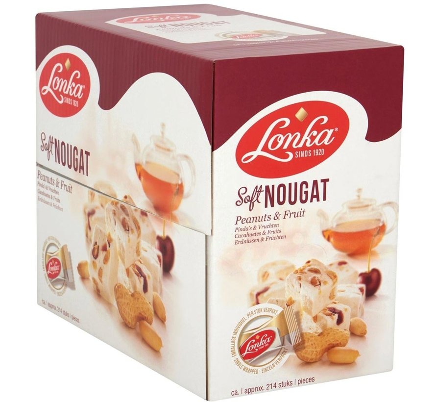 Lonka - Nougat -214 pièces - emballé individuellement