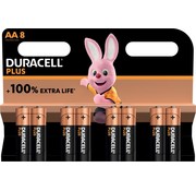 Duracell - batterij Plus 100% - AA - 8 stuks