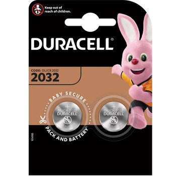 Duracell - knoopcel - Electronics DL/CR 2032 - 3 volt - 2 stuks