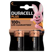 Duracell - pile Plus 100% - C - 2 pièces