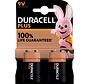 Duracell - batterij Plus 100% -  9V - 2 stuks