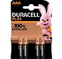 Duracell - batterij Plus 100% - AAA - 4 stuks