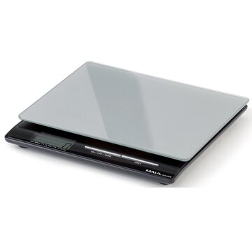 MAUL - balance postale Square - 5 kg ( /1gr)- batterie incluse - avec plateau de pesée en verre