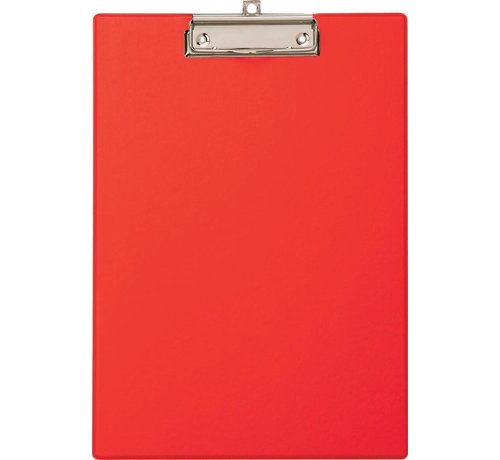 MAUL - klemplaat - pvc - A4  - staand - rood