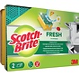 Scotch Brite - schuurspons Fresh - met nagelbescherming - pak met 2 stuks