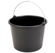 Merkloos Seau - 12 litres - noir