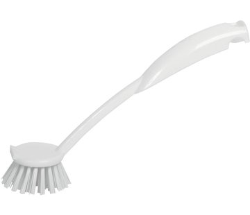 Merkloos Brosse à vaisselle - blanche - 23 cm