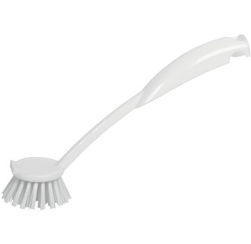 Merkloos Brosse à vaisselle - blanche - 23 cm