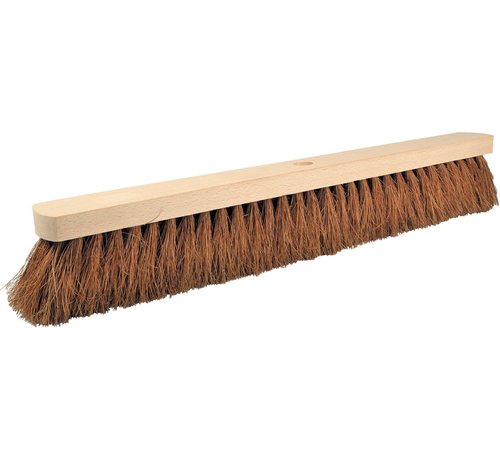 Merkloos Brosse à noix de coco - bois non peint - 60 cm