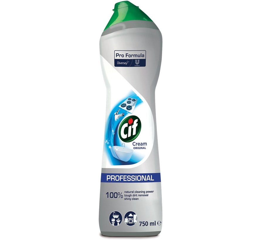 Cif - crème à récurer originale - bouteille de 750 ml