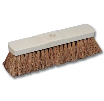 Merkloos Brosse à noix de coco - bois non peint - 32 cm