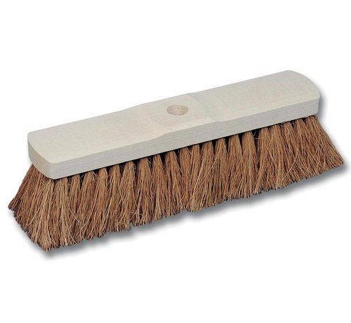 Merkloos Brosse à noix de coco - bois non peint - 32 cm