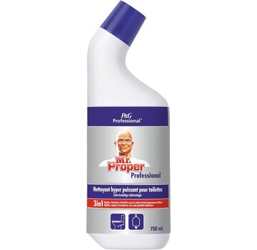 M. Proper - nettoyant pour salle de bains et toilettes - 3en1 - bouteille de 750 ml