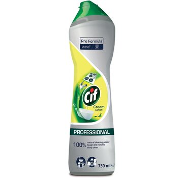 Cif - crème à récurer citron - bouteille de 750 ml