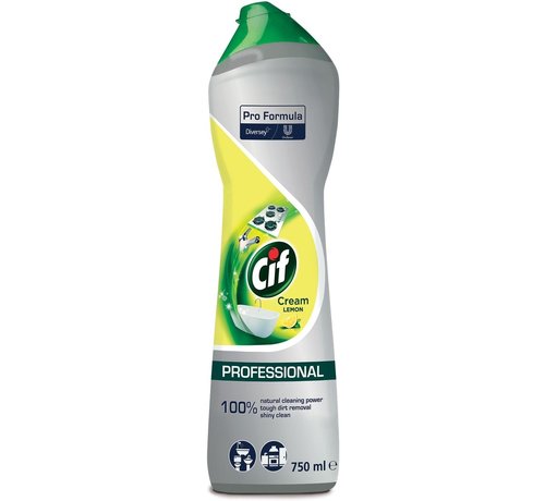 Cif - crème à récurer citron - bouteille de 750 ml