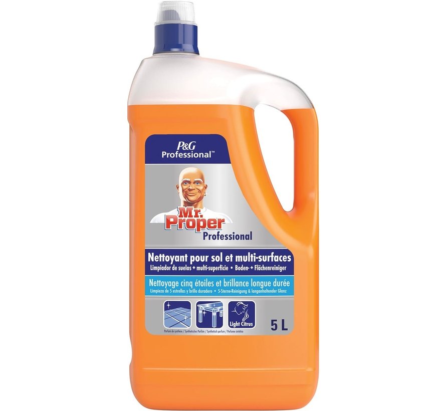 M. Proper - Nettoyant tout usage - fraîcheur agrumes - bouteille de 5 litres