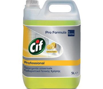 Cif - nettoyant tout usage - fraîcheur citron - bouteille de 5 litres