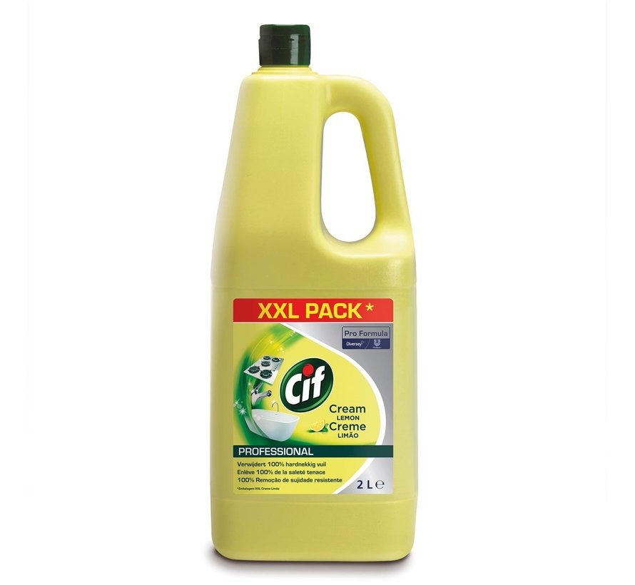 Cif - crème à récurer au citron - flacon de 2 litres