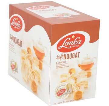 Lonka - Nougat -214 pièces - emballées individuellement - Caramel