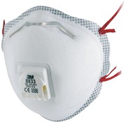 3M - fijnstofmasker Aura - cupvorm - ventil - FFP3 - 2 stuks