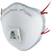 3M - masque anti-poussière fin Aura - forme de coupe - ventil - FFP3 - 2 pièces