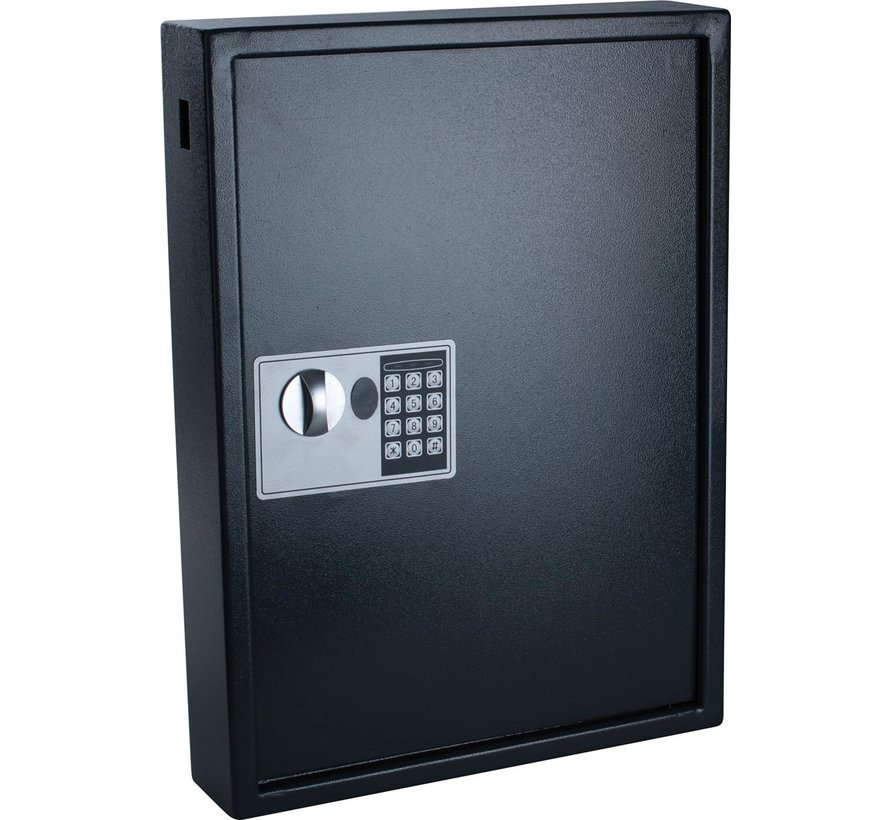 Armoire à clés - pour 50 porte-clés - 10 x 40 x 55 cm - noir