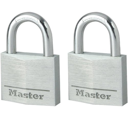 De Raat - Master Lock - hangslot met sleutelslot - 2 stuks