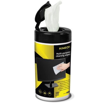 Kineon - lingettes de nettoyage multi-usages - boîte distributrice de 100 lingettes