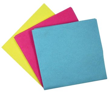 Aqualine - lingettes ménagères universelles -38 x 38 cm - couleurs assorties - 6 pièces