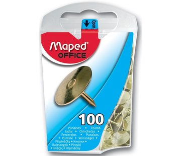 Maped - punaises - 10mm - 100 pièces