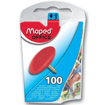 Maped - gekleurde punaises - 10mm - 100 stuks