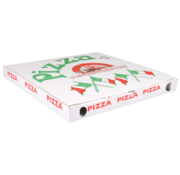 Specipack Boîte à pizza Vegetale - 32x32x3cm - blanc - 150 pièces