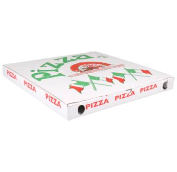 Specipack Pizzadoos Vegetale - 32x32x3cm  - wit - 150 stuks