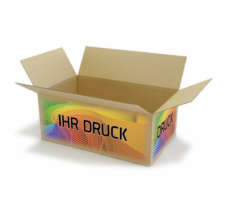 Boîtes pliantes américaines imprimées en une seule vague 294 x 194 x 144 mm - Lot de 100 boîtes imprimées avec votre propre design